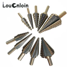 

5pcs HSS Metric/Inch Cobalt Step Drill Bit Set Multiple Hole 50 Sizes Case High Speed Steel Metal Drilling Tool for Metal Wood