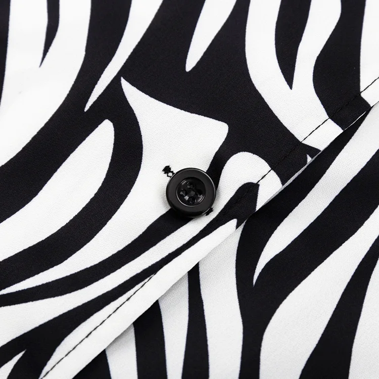 Women Two Piece Sets Outfits Zebra Printed Loose Shirt Tops And High Waist Shorts Set 2025 Casual Streetwear Summer New