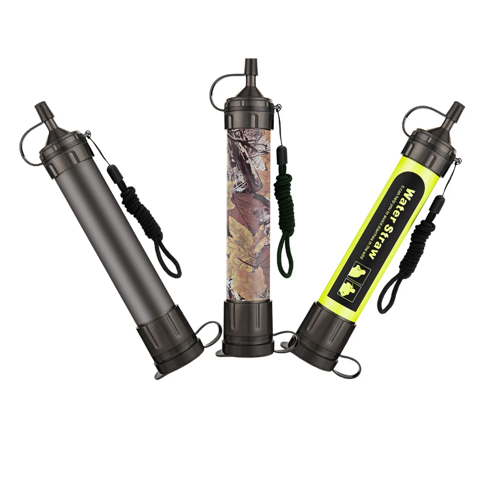 

Открытый портативный очиститель для воды, соломы для похода, альпинизма, кемпинга, аварийного выживания, соломы, простая фильтрация, очиститель воды