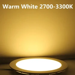 Ultra - Thin Dimmable LED Ceiling Panel Light - Dimmable  9W (Warm White)