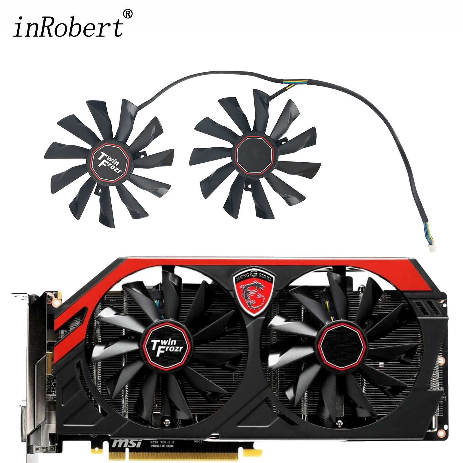 

New PLD10010B12HH 95MM 4Pin GTX 780Ti 780 750Ti 660 760 Graphics Card Fan For MSI R9 290X 280X 270X 260X GPU