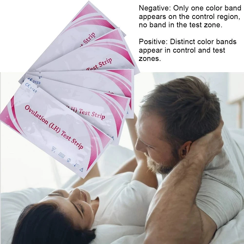 Pregnancy Test Pregnancy Test Strips Ovulation Test Strips 50Pcs LH Ovulation Test Strips Over 99% Accuracy Pregnancy Test Urine Strips LH Tests First Response