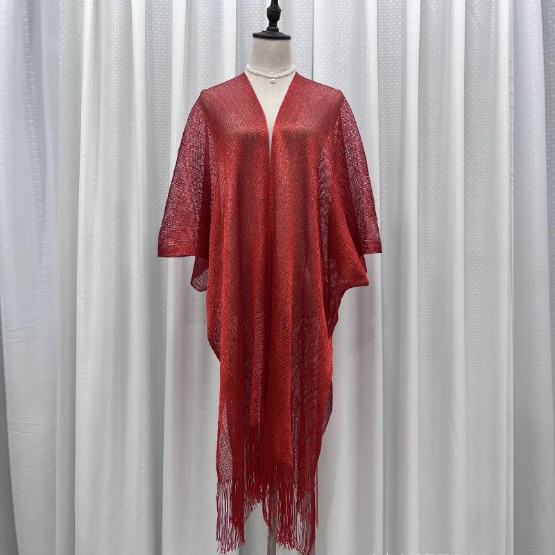 MUHUIZI Summer Cover Ups Bohemian Kimono Beach Outfits For Women Trajes De Baño 2023 Mujer Long Shirt Dresses Saida De Praia