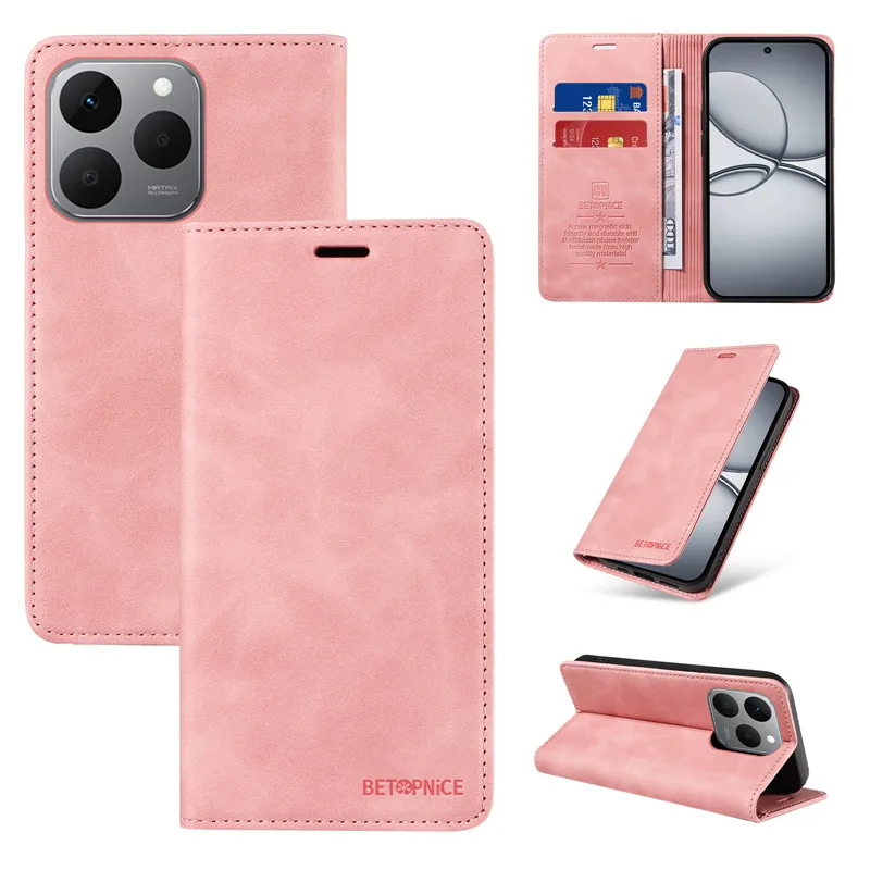 Anti-Theft Wallet Flip Card Holder Leather Phone Case