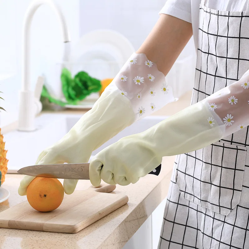 Household Waterproof Gloves Multi-Function Cleaning Non-slip housework Gloves Thick And Durable Kitchen Cleaning Tool