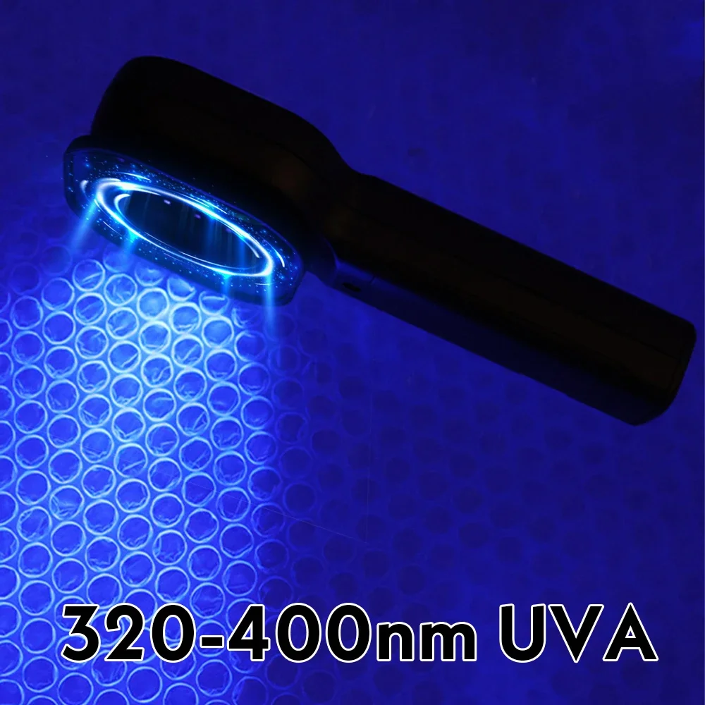 Veterinary Woodard Lamp 365nm UVA LED Light Source Pet Medical Wood lamp For Pet