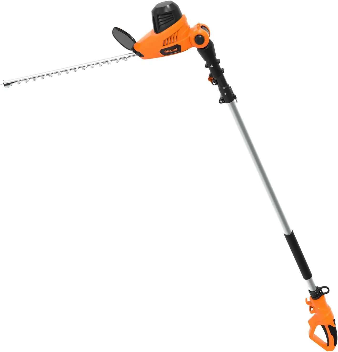 Electric Pole Hedge Trimmer, Power Hedge Trimmer with 18 inch Dual-Action Laser Cut & Adjustable Cutting Head, 4.8Amp, 600W, Cor