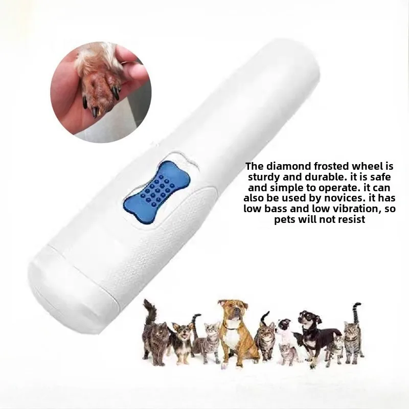 Electric Dog Nail Clippers for Dog Nail Grinders Rechargeable Battery Version Pet Quiet Cat Paws Grooming Pets Supplies