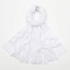 Nouveau Hijab en rayonne froissé pour femmes, écharpe musulmane, châles longs, Turban islamique solide, bandeau Heascarf, bandeau Ramandan
