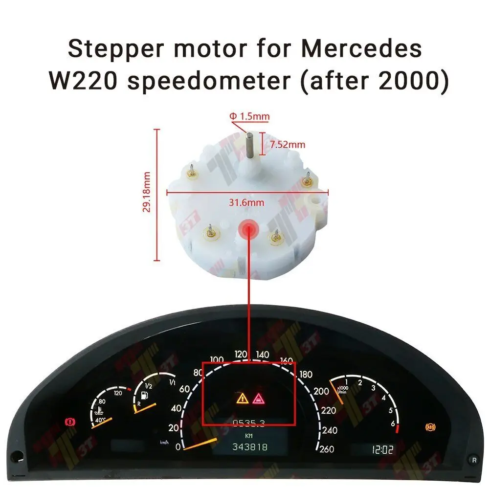 Stepper Motor for Mercedes-Benz S-Class W220, CL-Class W215 Instrument Cluster