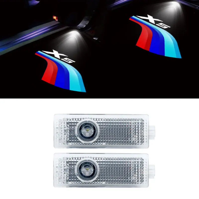 bmw x5 e70 안개등 자동차 도어 LED HD 프로젝터 라이트, 환영 빛 그림자 경고 램프, 로고 자동차 액세서리, E70 F15 G05 X5 로고, 2 개/세트 bmw x5 e70 안개등 자동차 도어 LED HD 프로젝터 라이트, 환영 빛 그림자 경고 램프, 로고 자동차 액세서리, E70 F15 G05 X5 로고, 2 개/세트