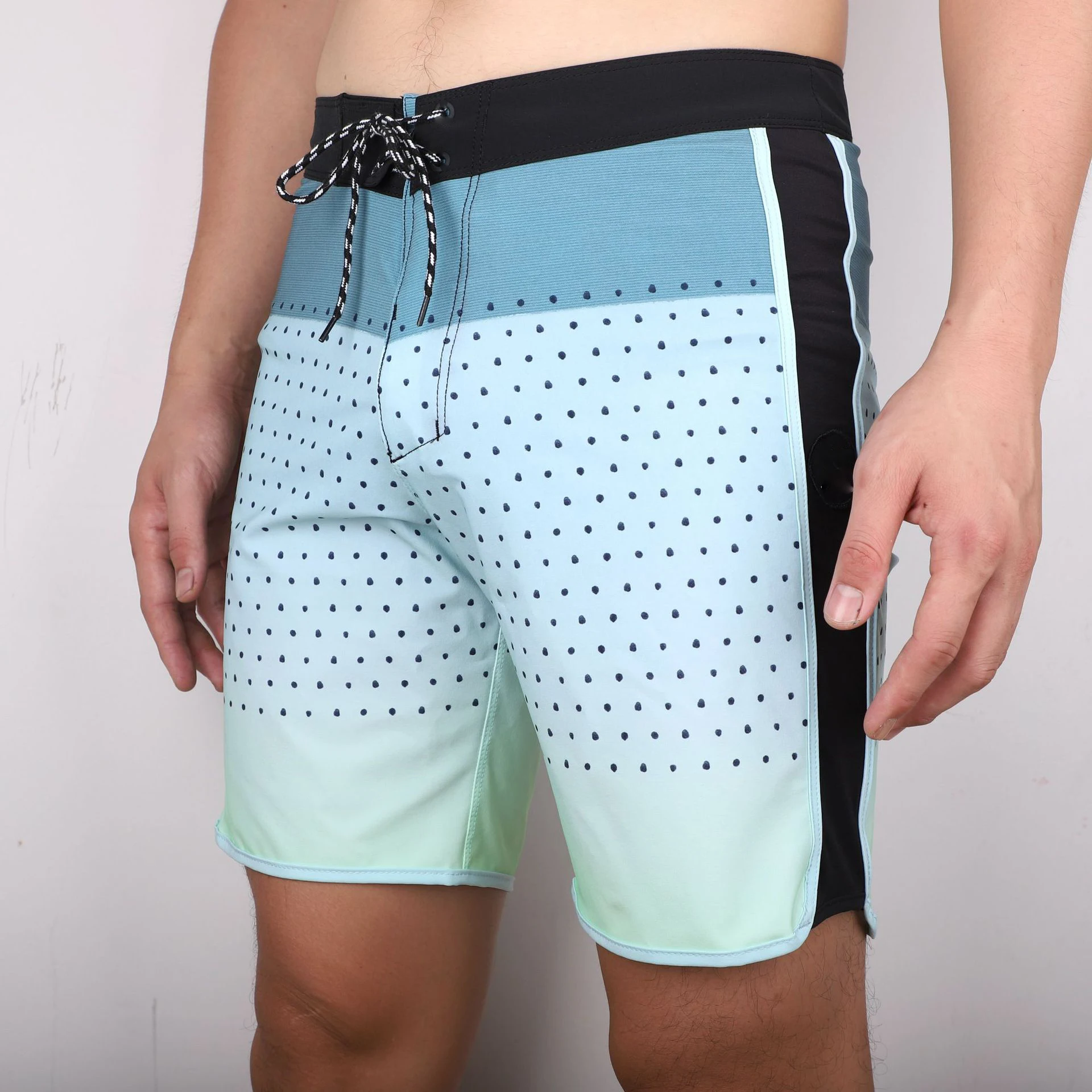 Men Quick Dry BoardShorts Beach Shorts Phantom Homme Stretch Bermuda Shorts For Men  Bermuda Waterproof Board Shorts H Brand 4