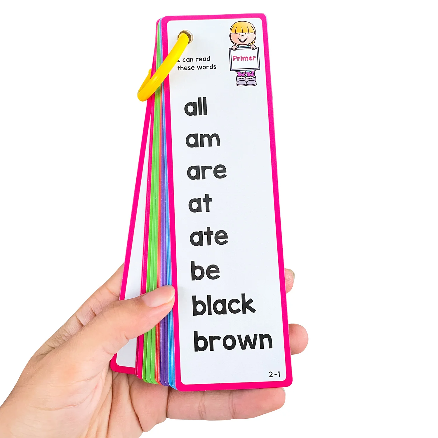 Montessori 220 Sight Words Flashcards High Frequency Words Kindergarten to 1st Grade ESL Teaching Materials Vocabulary Building 4