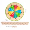 Counting Wooden 99 Multiplication Table Turntable Educational Toy Mathematics for KidClassroom Teaching Learning Toys Activities 5