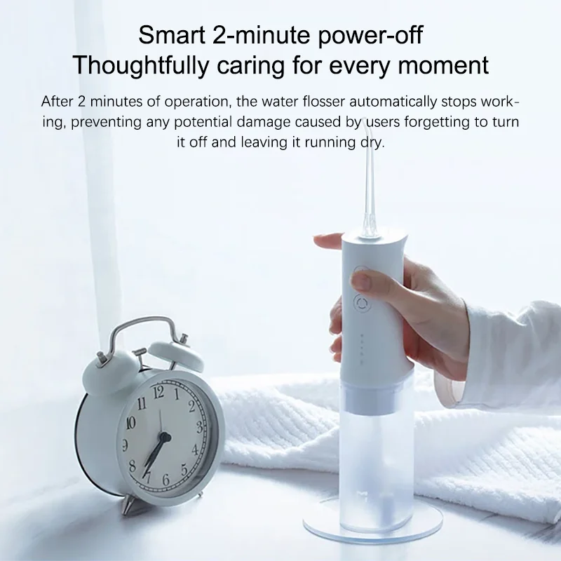Oral irrigator XIAOMI MIJIA MEO701 Portable Dental Teeth Whitening Flosser Bucal Tooth Cleaner Waterpulse Water Thread for Teeth