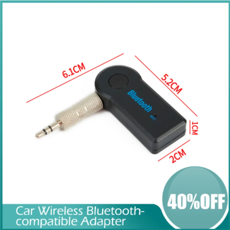 Wireless Car BT Receiver Adapter 3.5mm Audio Stereo Music Handsfree Headphone Reciever Handsfree Automobiles Car Kit