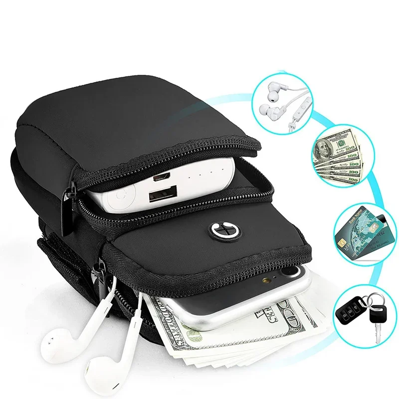 Sports Running Arm with Bag Sleeve Running Arm with General Waterproof Outdoor Sports Mobile Phone for Men phone armband mobile phone armband phone arm band sports arm bag fitness arm bag