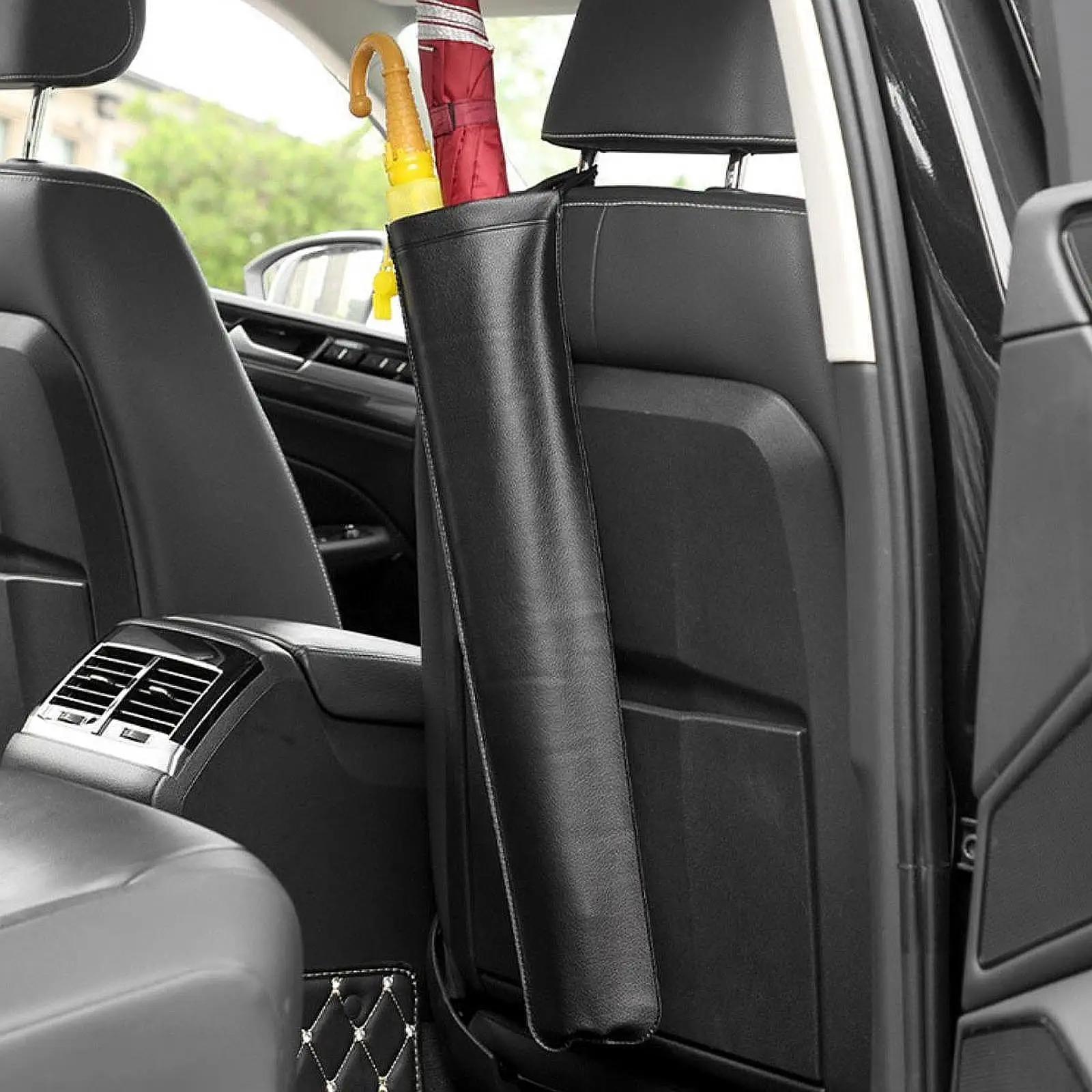 Car Umbrella Storage Bag Seat Back Organizer Multifunctional