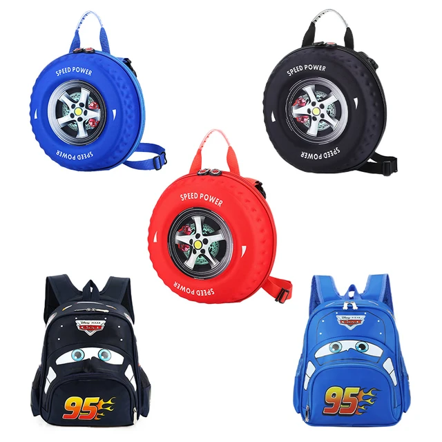 Disney Pixar Cars Lightning McQueen school bag backpack child kids boy girl  schoolbag for students cartoon Fashion figure toy - AliExpress