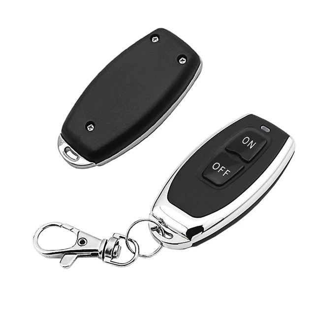 433MHz Learning Remote Control RF Remote Contro Learning Code EV1527 Smart Home Transmitter For Car Gate Garage Door Alarm Key 2