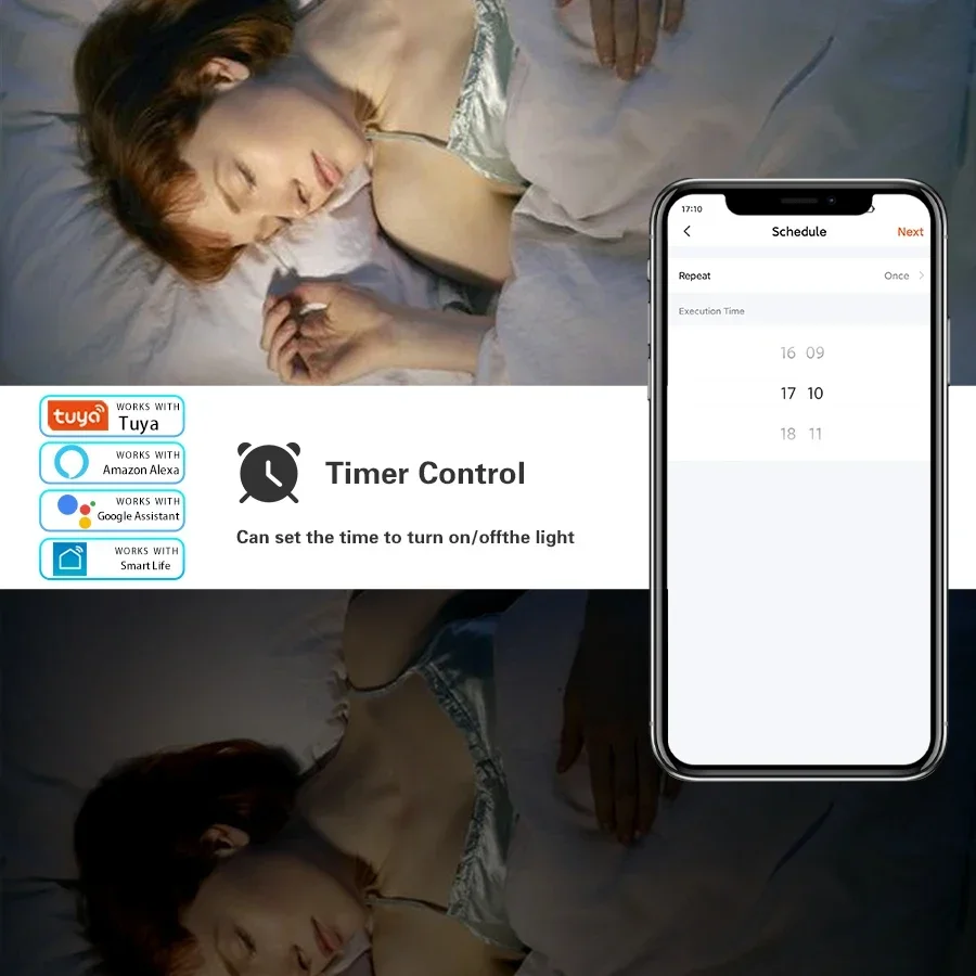 Tuya Smart WiFi GU10 LED Bulb Spotlight 5W 7W 9W 220V 110V RGBCW Smart Life APP Control Works With Alexa Google Home