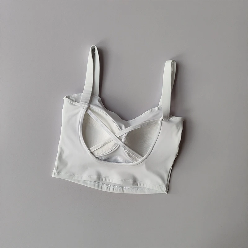 Beautiful Back Suspender Sports Bra for Women Shockproof Sagging Thin Shoulder Straps Quick Drying Yoga and Fitness Vest Tops