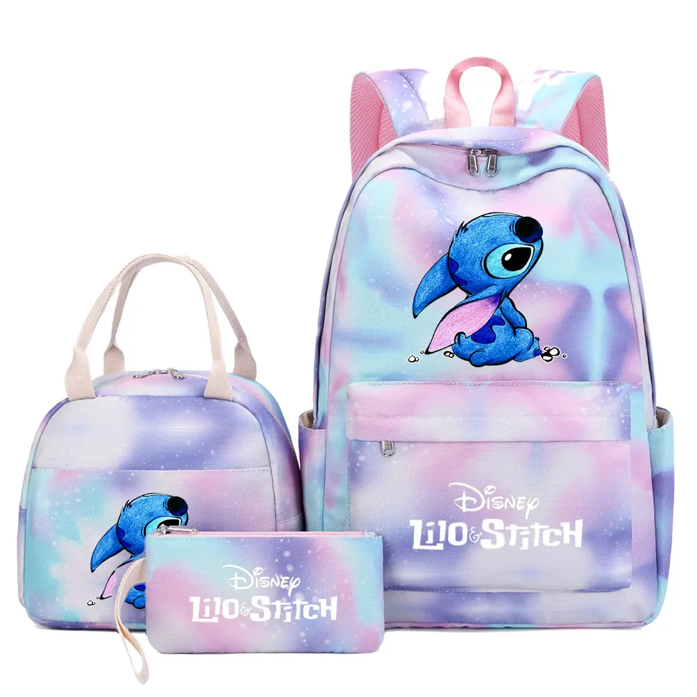 Sac à Lunch Isotherme Sac à Dos Enfant Disney - Lilo & Stitch Angel (Rose) - 5L