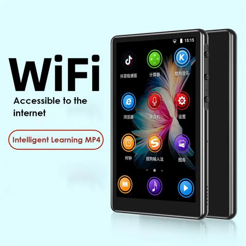 Wifi Android Mp4 Player 64GB IPS 5.0 Inch Touch Screen Hifi Music Mp3 Video Music MP4 Players TF Card Speaker 5000mah