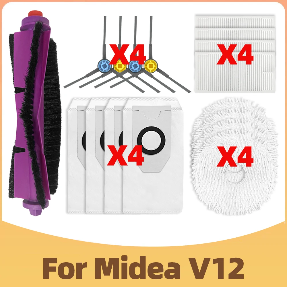 Sacchetti Aspirapolvere Compatibili Midea V12 E Eureka J12 – Filtro 5 Strati, Confezione Da 6, Per Pulizie Profonde