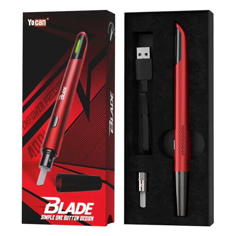 Original Yocan Blade Heating Pen 400mAh Battery Type-C Charging 3-Level Variable Voltage Ceramic Hot Knife Tool