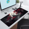 Ink Style Landscape Mountains Extended Gaming Mouse Pad - Large Non-Slip Rubber Base Mouse Pad with Stitched Edges and Washable 2