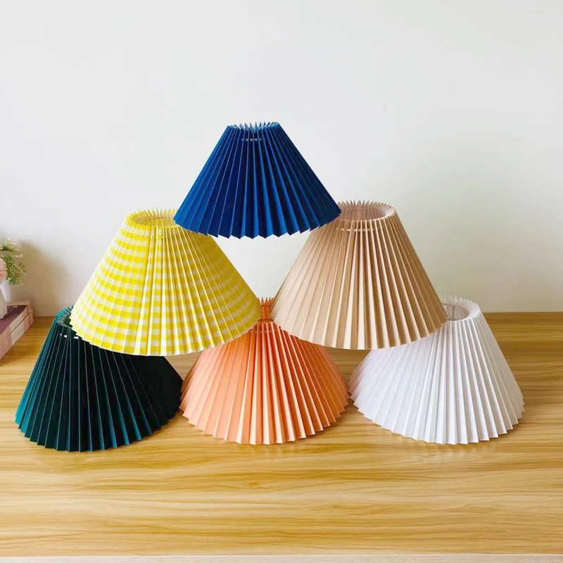 DIY pleated lampshade table lamp wall lamp floor lamp