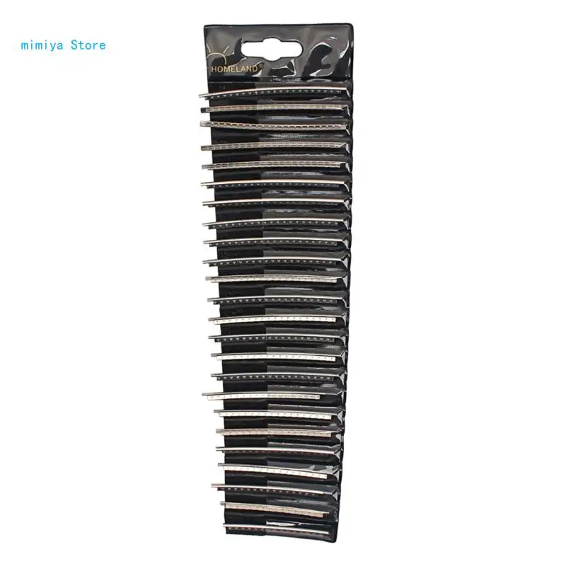 Pipi 24Pcs 스테인레스 스틸 2.7mm 너비 24 프렛 기타 프렛 와이어 일렉트릭 기타베이스 기타 지판 용 Fretwire 세트