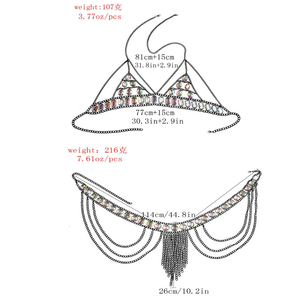 Festival Beaded Chain Bikini