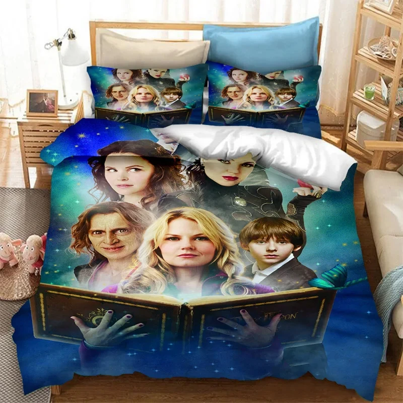 

3D Print Once Upon A Time Bedding Set Duvet Cover Bed Set Quilt Cover Pillowcase Comforter king Queen Size Boys Adult Bedding
