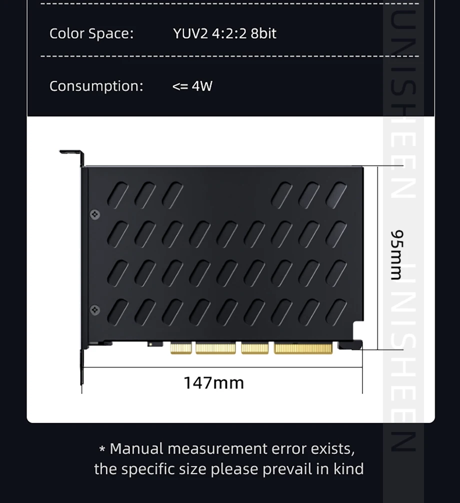 4Channel 2160p OBS Vmix Wirecast Streaming Quad HDMI Broadcast PCI Express UHD V