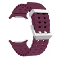 Wine red silver