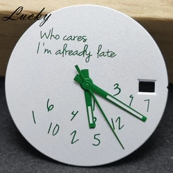 Enhanced Watch Dial with Hands - Premium Design for Precision Timekeeping (Top 2.Green)