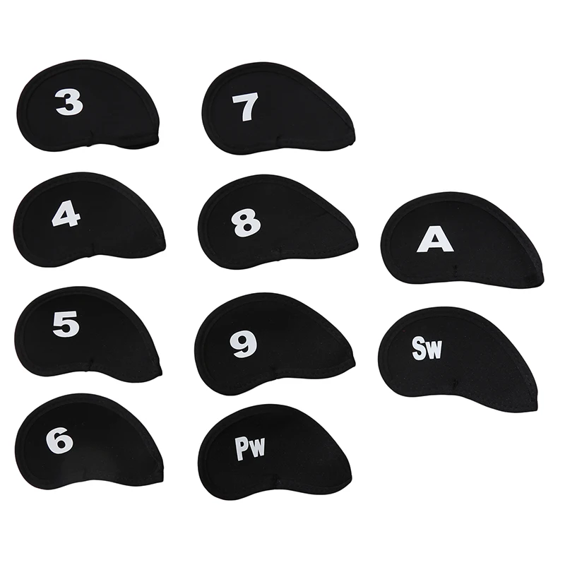 Description Picture 5 of item10 Pcs Golf Club Head Covers Iron Putter Head Cover Putter Headcover Set Outdoor Sport Golf Accessoires