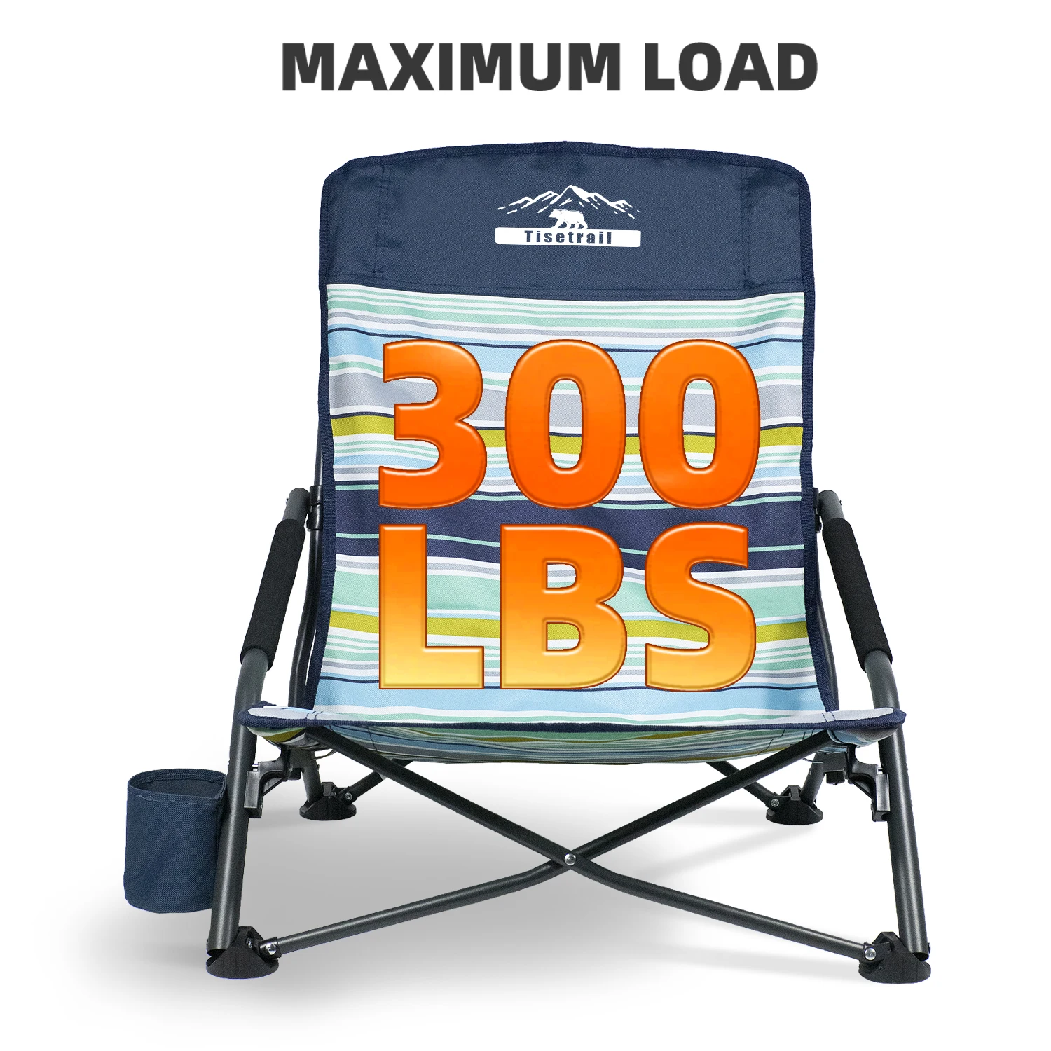Tisetrail 2 Pack Portable Beach Chair 2