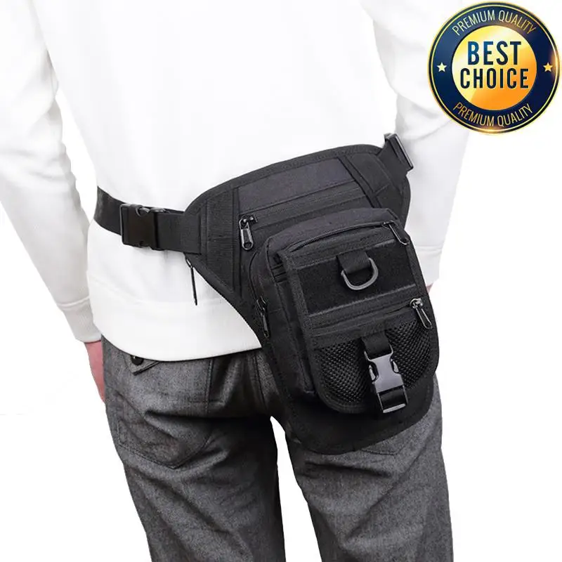 Waterproof Tactical Leg Bag for Outdoor Hunting and Cycling