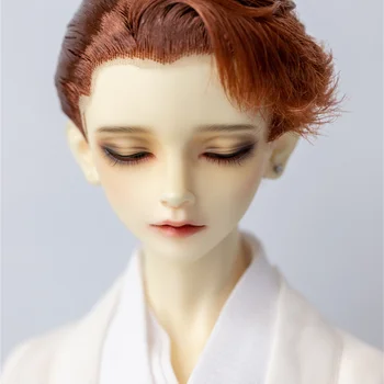 BJD wig Suitable for 1/3 doll wig forehead hand hook side parting soft silk styling hair (no doll)