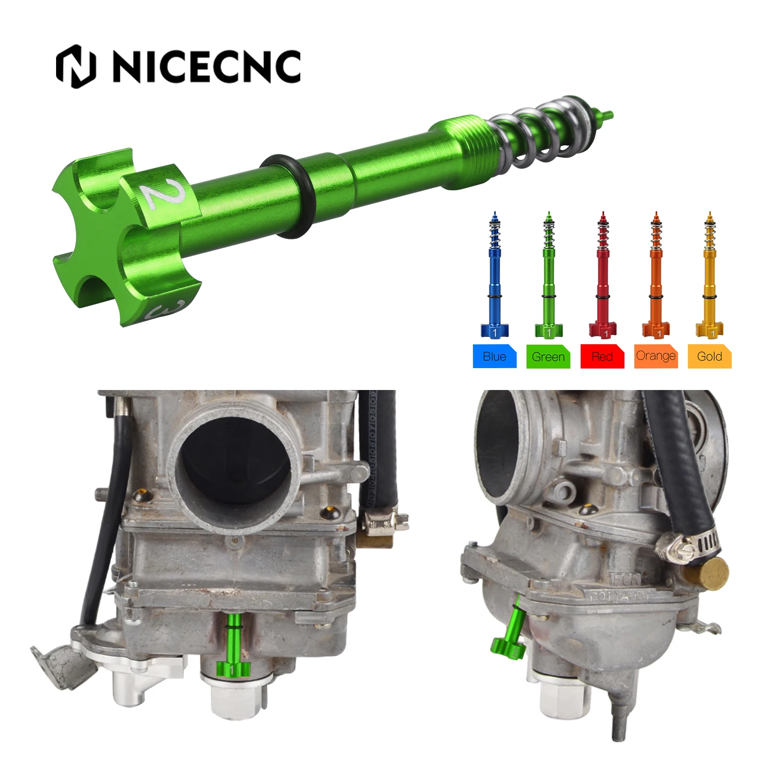 MotorcycleFuelMixtureCarburetorAdjusterScrewForKawasakiKX250F