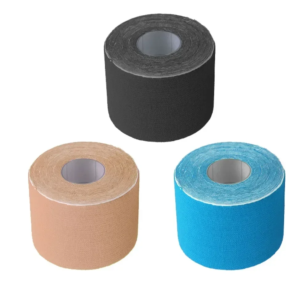 Kinesiology Tape Athletic Recovery Elastic Tape Relief KT Muscle Pain Knee Pads Support For Sport Gym Fitness Bandage Equipment