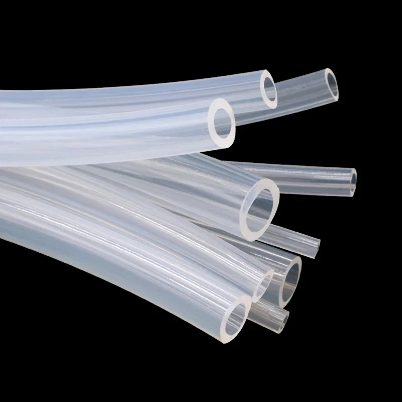 1M Food Grade Silicone Rubber Hose Transparent Flexible Silicone Tube Diameter 1 2 4 5 6 7 8 9 10 11 12 14 16 18 20 30 50mm Tube Silicone Tube