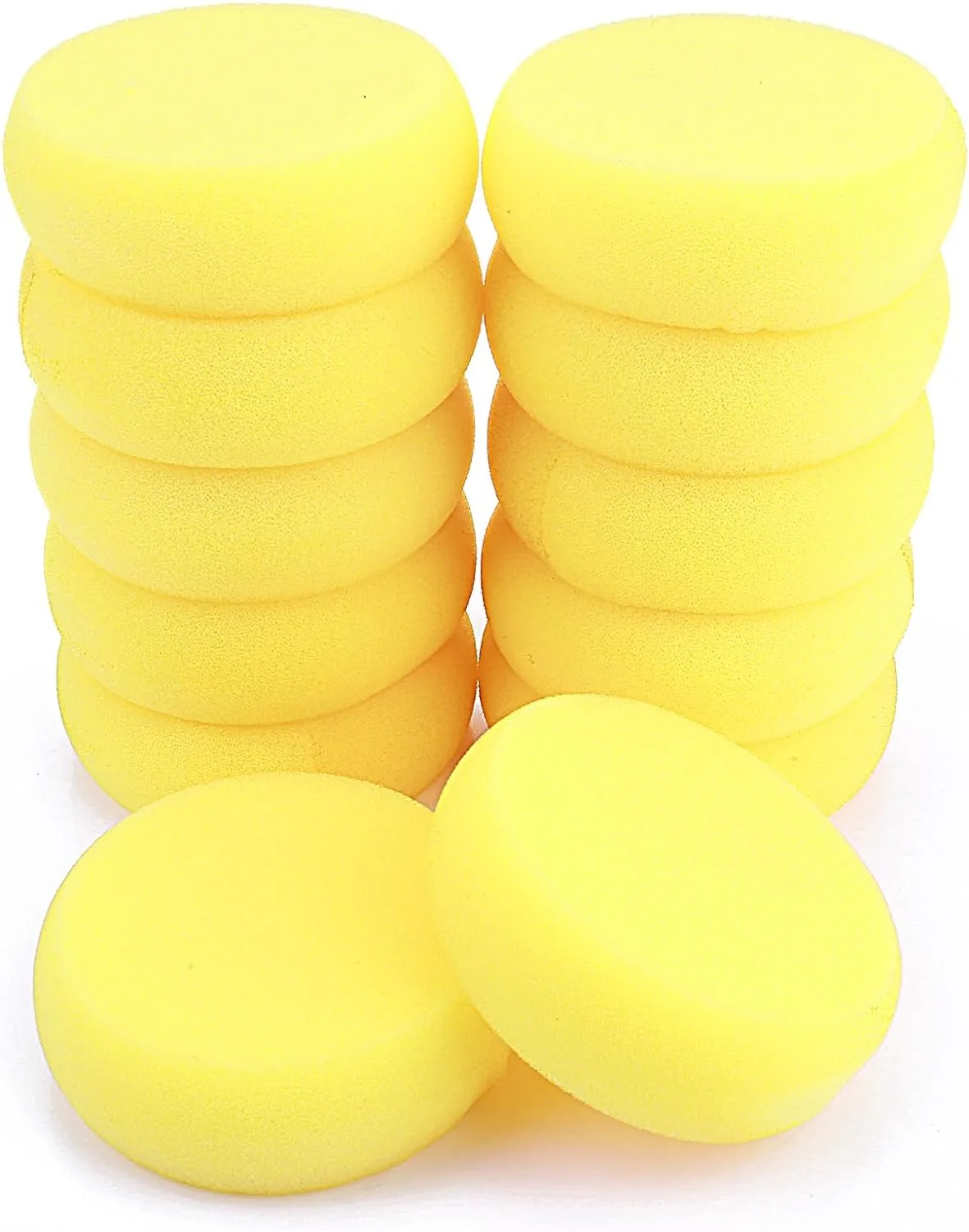 

20 Pcs Watercolor Painting Sponge Brush Craft Cleaning Round Sponge Tools for Face Painting Crafts Household Use Accessories
