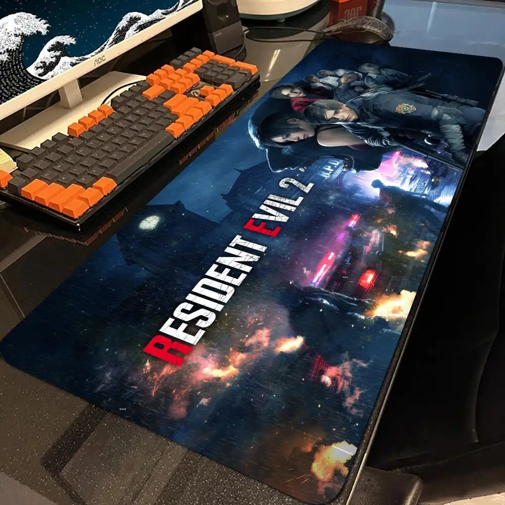 Top Games R-Residents E-Evils 2  Mouse Pad E-Sports Rubber Mouse Pad Mecha Pioneer Anti-Slip Extra Large Computer Laptop Desk Mat