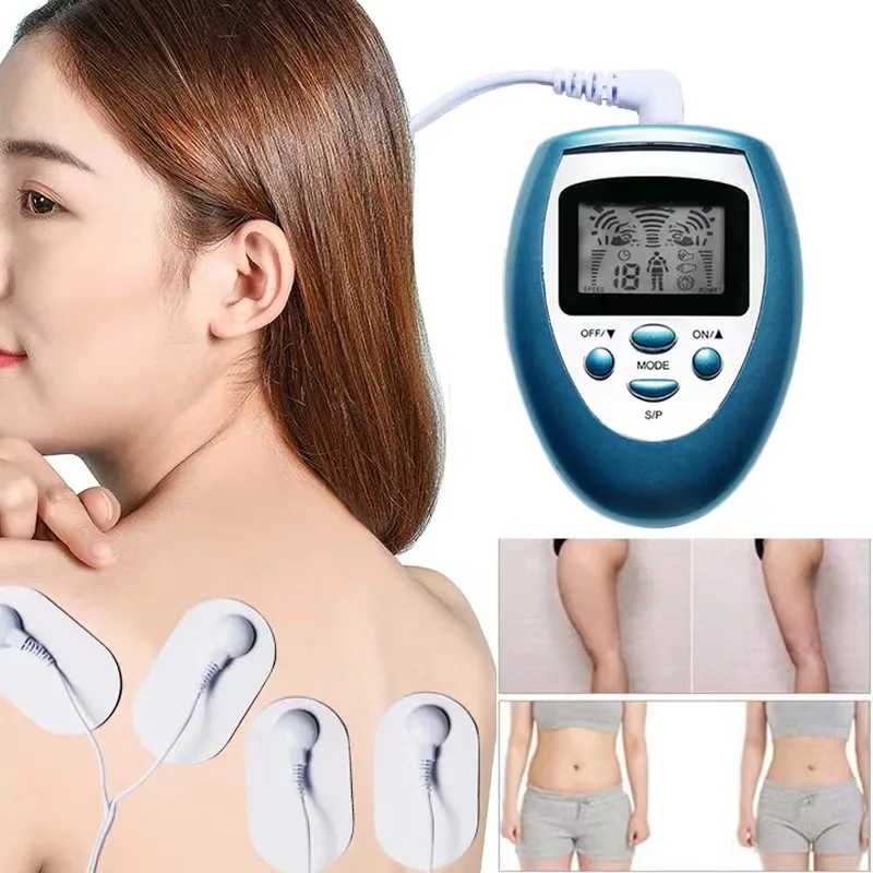 

Mini Physiotherapy Massager Electrical Stimulator Full Body Relax Muscle Therapy Massager LCD Screen Pulse Tens Acupuncture