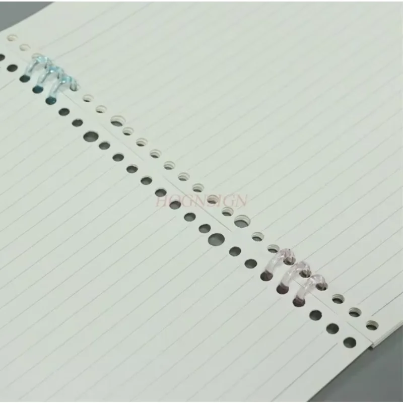 6개의 색깔이 있는 투명 플라스틱, 손을 다치지 않고 쉽게 클립으로 고정할 수 있습니다. 루즈리프 노트 클립, 탈부착 가능한 노트 클립