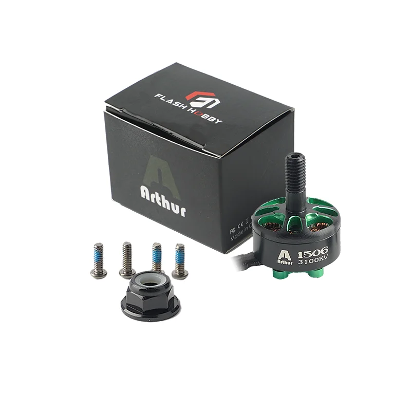 Фонарик Артур A1506 1506 3100KV 6S 4300KV 4S бесщеточный двигатель для радиоуправляемых FPV гоночных 3-дюймовых беспилотных летательных аппаратов Cinewhoop